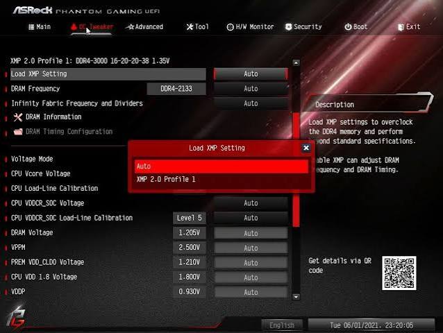 غیرفعال کردن پروفایل XMP در بایوس برای حل ناپایداری سیستم در CS2
